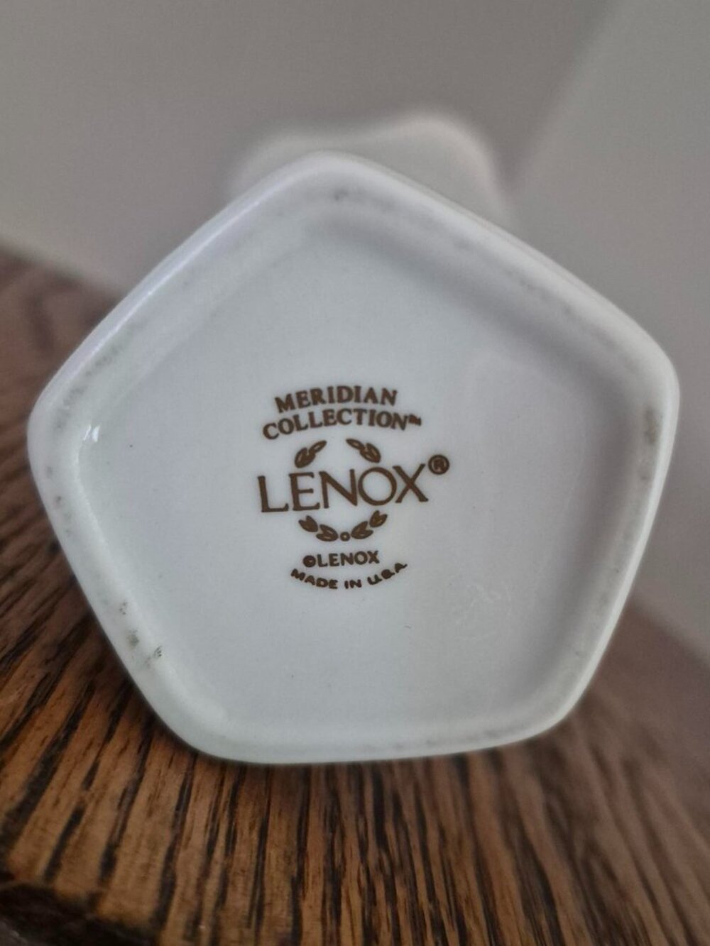 Lenox Fluted Vase, Like New - Picture 2 of 3